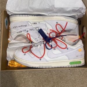 Off white dunks size 10